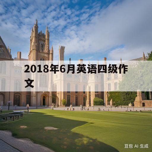 2018年6月英语四级作文(2018年6月大学英语四级作文)