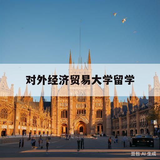 对外经济贸易大学留学(对外经济贸易大学留学生)