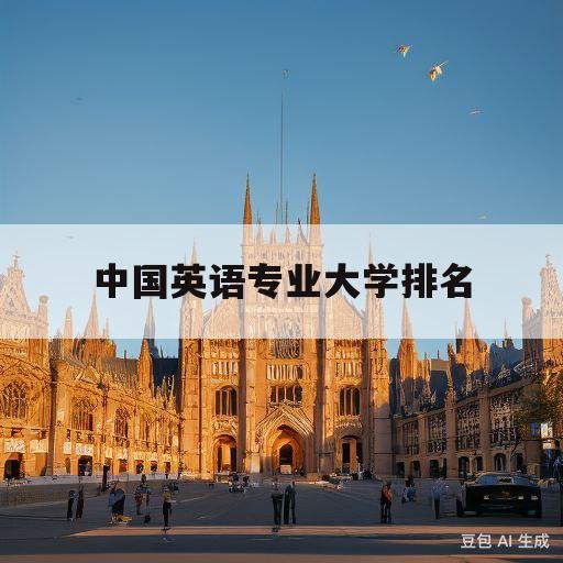 中国英语专业大学排名(英语专业大学排名二本院校)