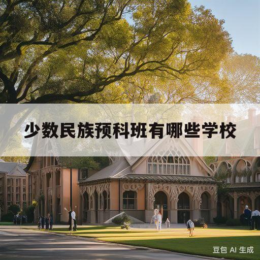 少数民族预科班有哪些学校(少数民族预科班有哪些学校一本)