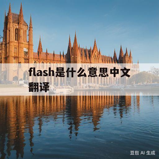 flash是什么意思中文翻译(flash是什么意思中文翻译成英文)