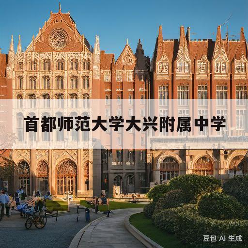 首都师范大学大兴附属中学(首都师范大学大兴附属中学是兴达吗)