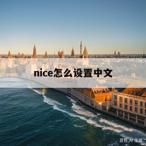 nice怎么设置中文(nice是什么中文意思)