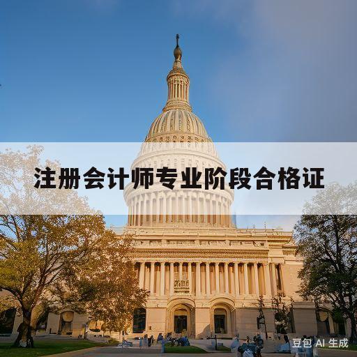 注册会计师专业阶段合格证(注册会计师专业阶段合格证查询)