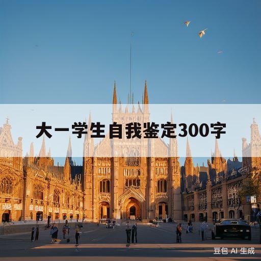 大一学生自我鉴定300字(大一学生自我鉴定300字通用)